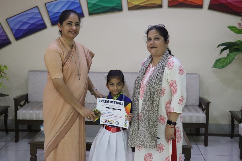 CERTIFICATE AND A MEDAL IN ONLINE INTERNATIONAL ABACUS OLYMPIAD 2026